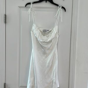 Petal and Pup Large Mini Silk dress with tie straps